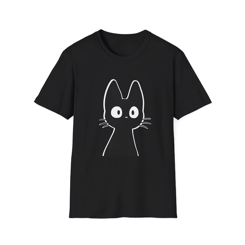 T-shirt chat, t-shirts graphiques chat chat japonais Kawaii, cadeaux pour amis, livraison Kikis Jij