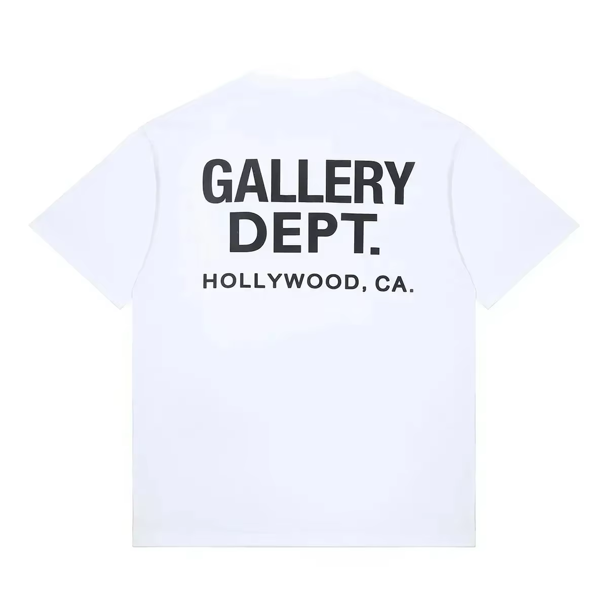 T-shirt vintage style urbain, imprimé avec motifs de galerie et lettres tendance, col rond décontrac