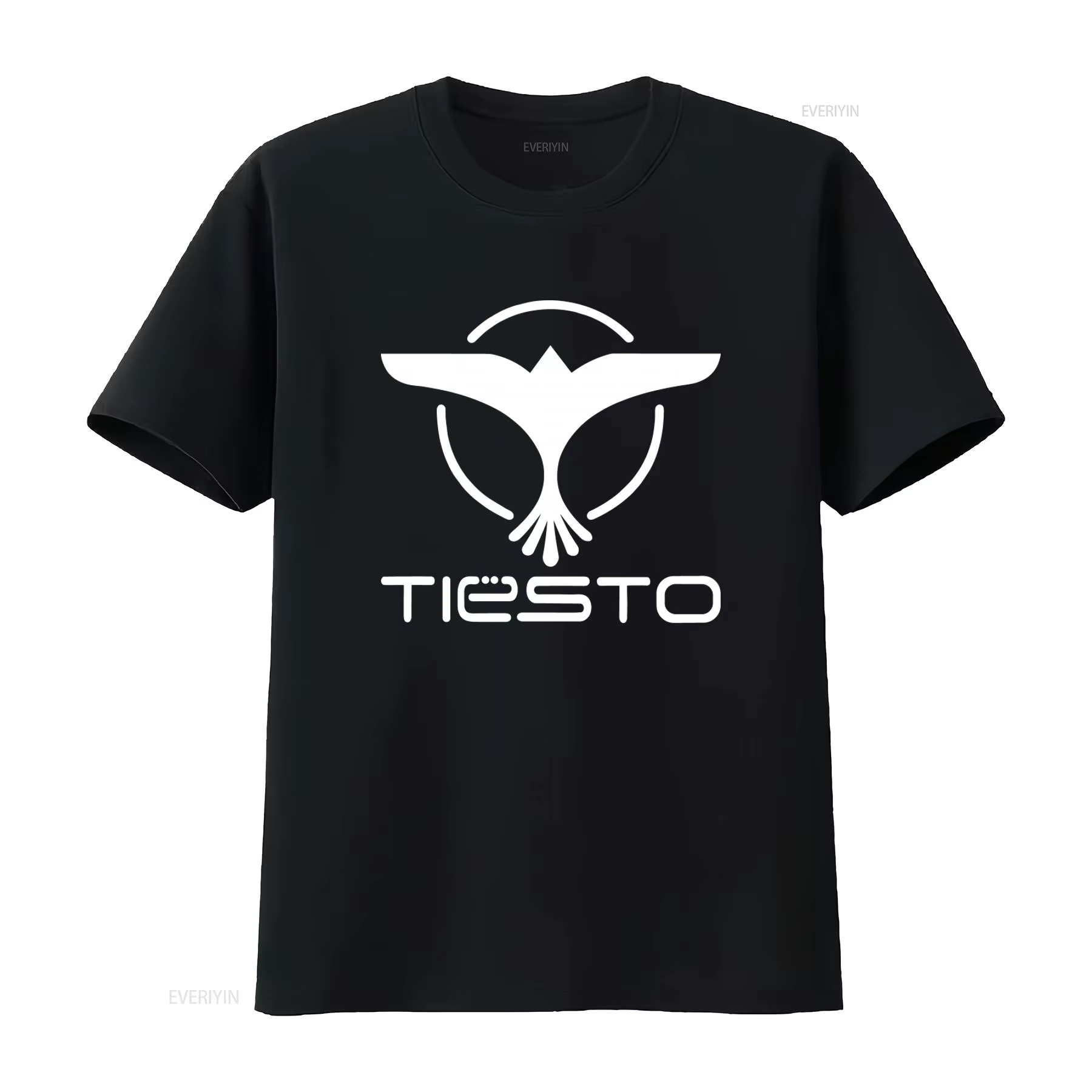 T-shirt vintage Tiesto style bootleg années 90, rétro DJ, en coton épais, streetwear vintage délavé,