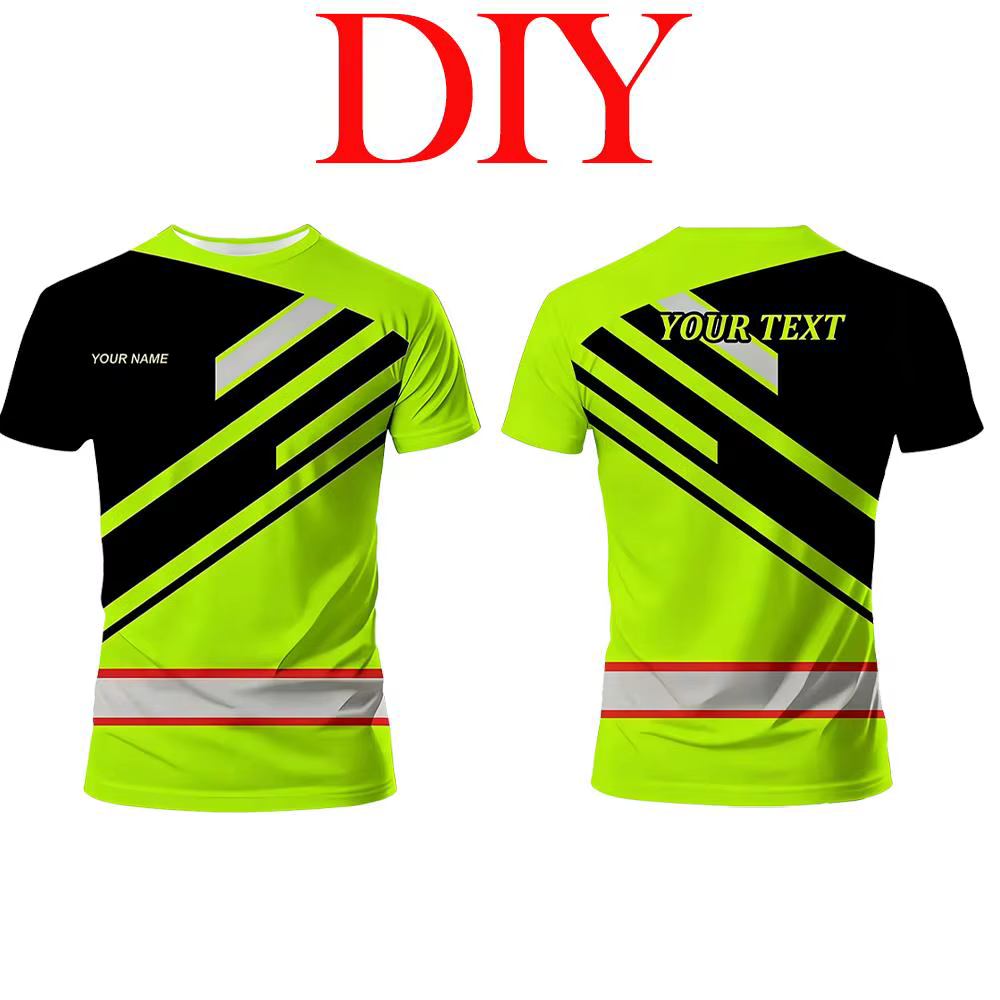 T-shirts de sport personnalisés pour hommes, respirants et à séchage rapide, maillots personnalisés 