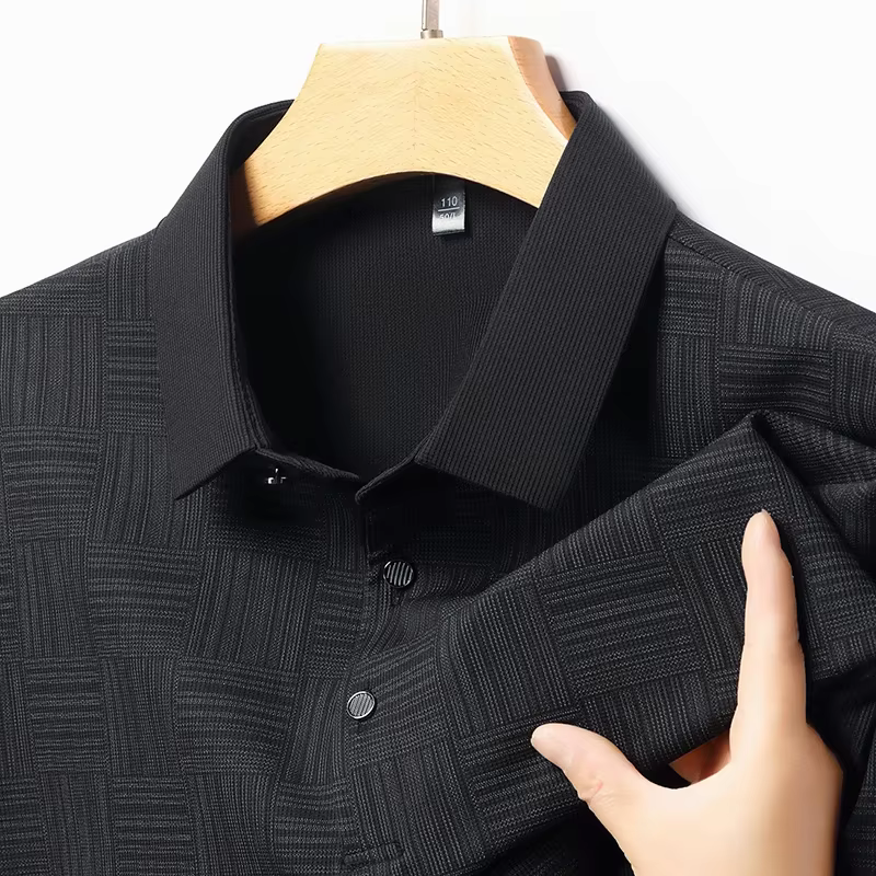 POLO à manches courtes pour hommes, imprimé Business décontracté, à la mode, haut confortable et res