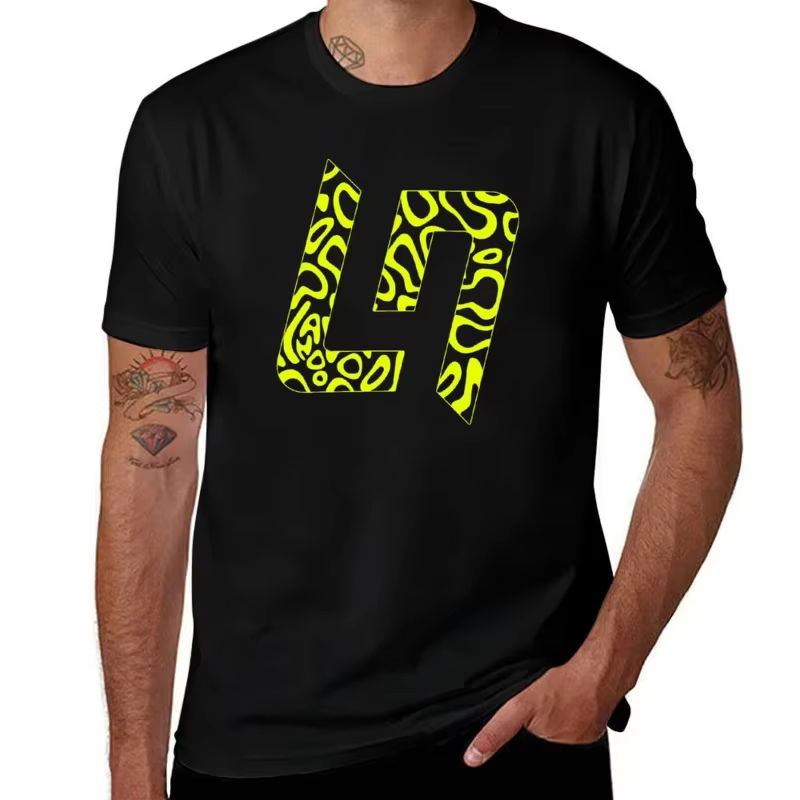Lando Norris pilote de course T-shirt de luxe designer vêtements amusants vêtements pour hommes T-sh