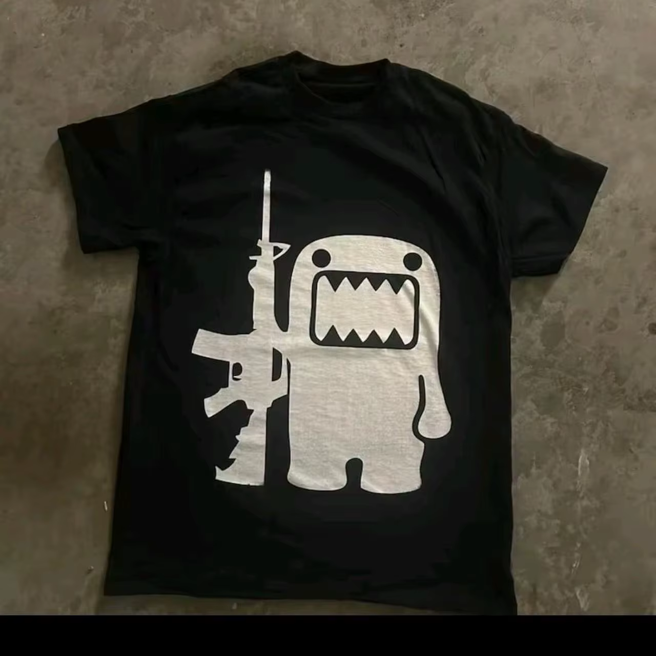 2025 été strass motif drôle T-Shirts quotidiens hommes et femmes Simple bloc de couleur polyvalent g