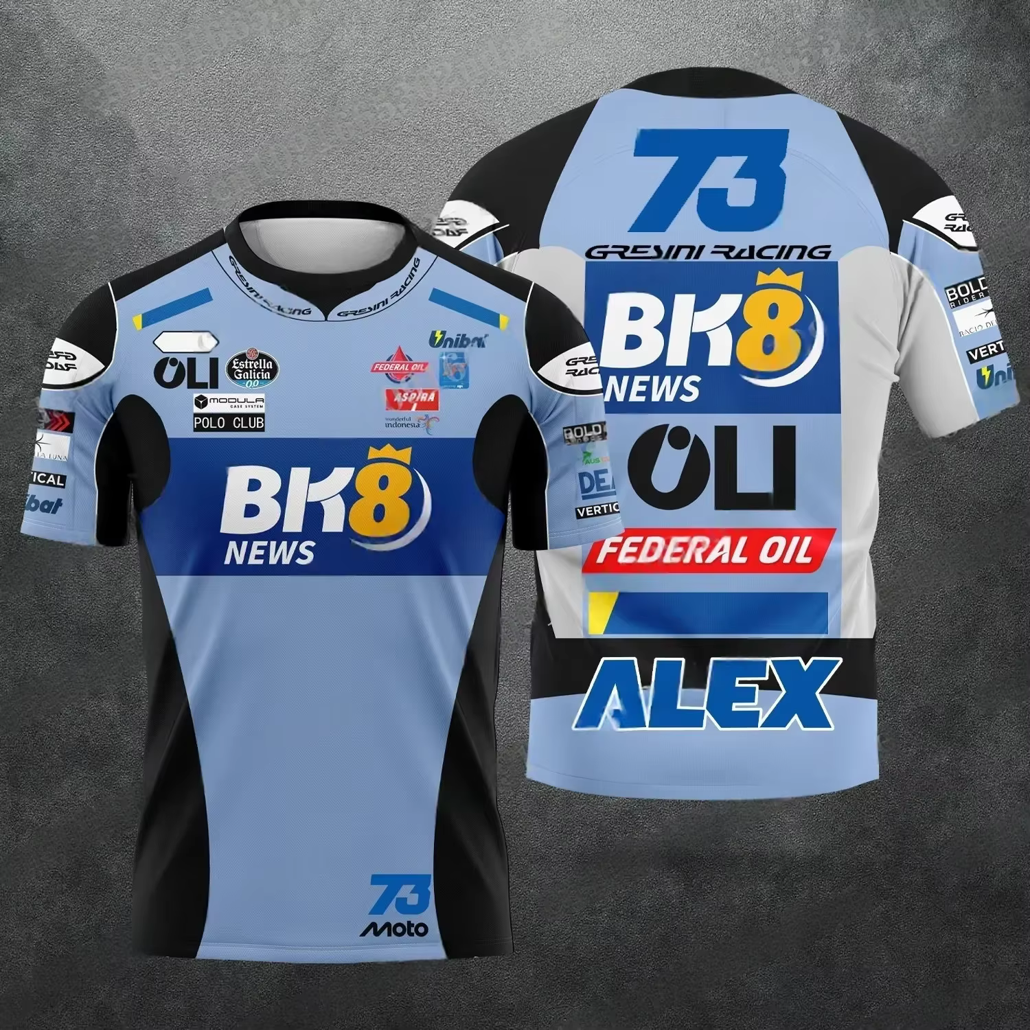Nouvelle tenue de course assortie pour la famille, t-shirt sport et décontracté pour l'été 2026 Alex