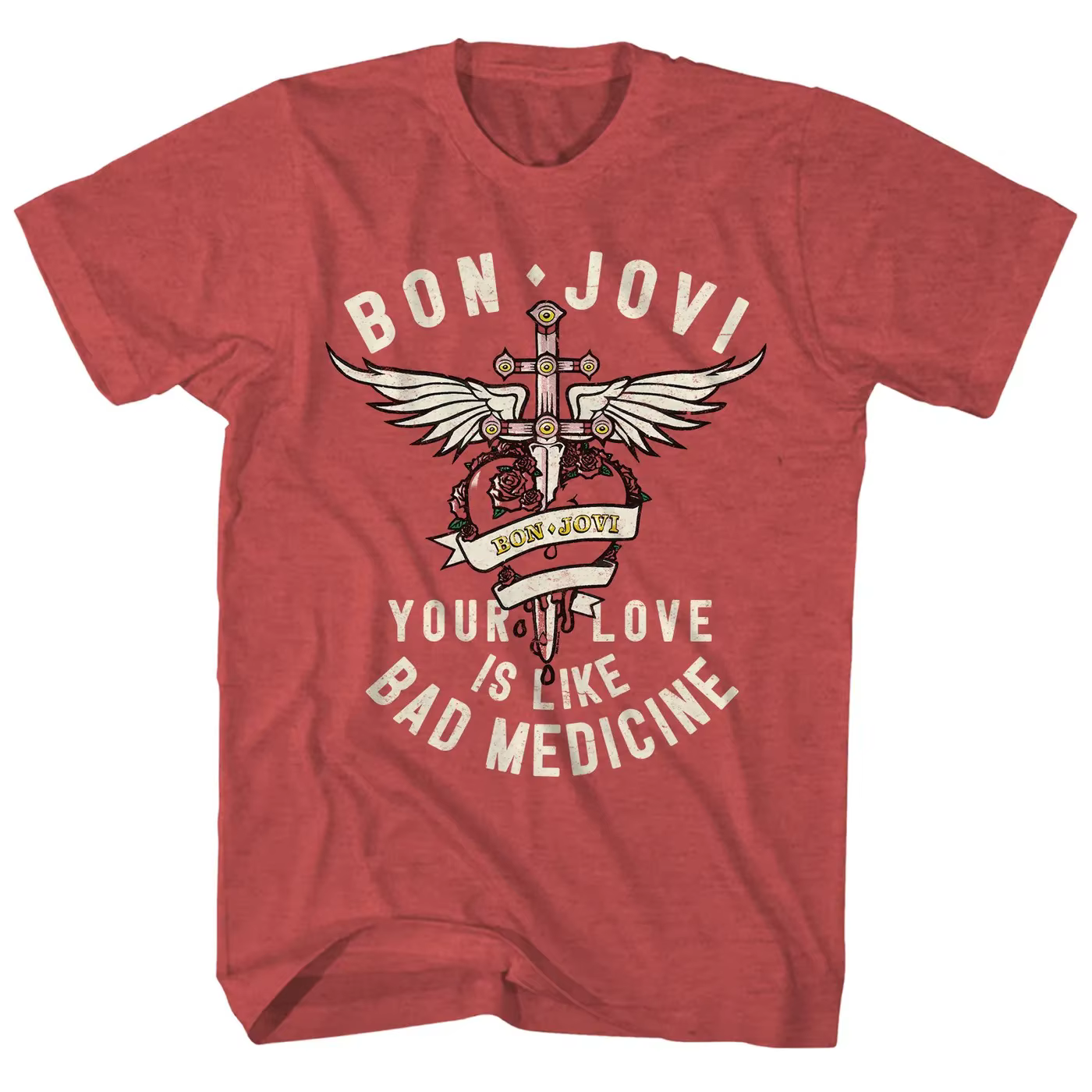 Bon Jovi T-Shirt recherché mort ou vivant Bon Jovi T-Shirt surdimensionné hommes femmes bande de mét
