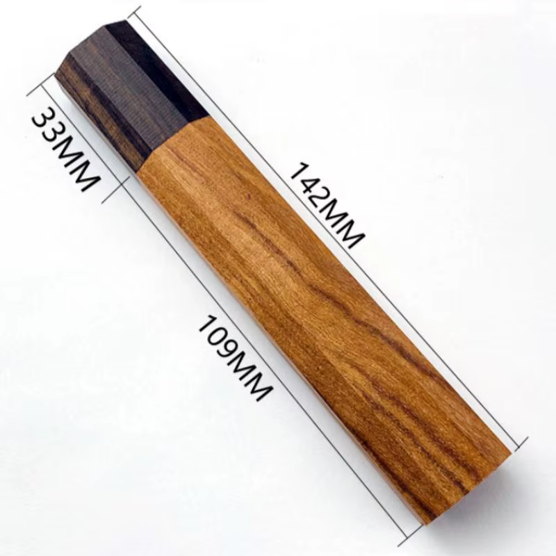 1 pièces manche de couteau de cuisine japonais poignée octogonale pour bricolage japonais Gyuto Deba