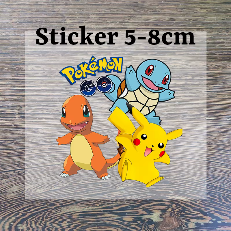 T-shirts Anime Pokemons Kawaii pour enfants, haut à manches courtes imprimé avec des numéros de dess