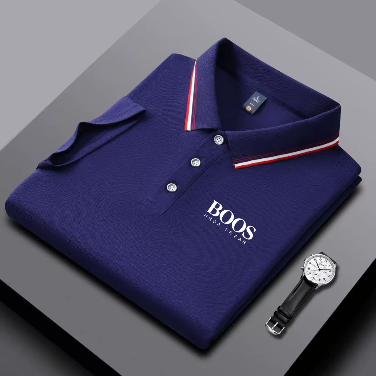 Nouveau polo brodé pour homme, décontracté et élégant, à manches courtes, respirant, confortable et