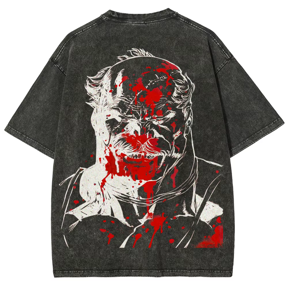 T-shirt unisexe nouveau modèle délavé, pour les fans d'anime Invincible, vêtements de caractère tout