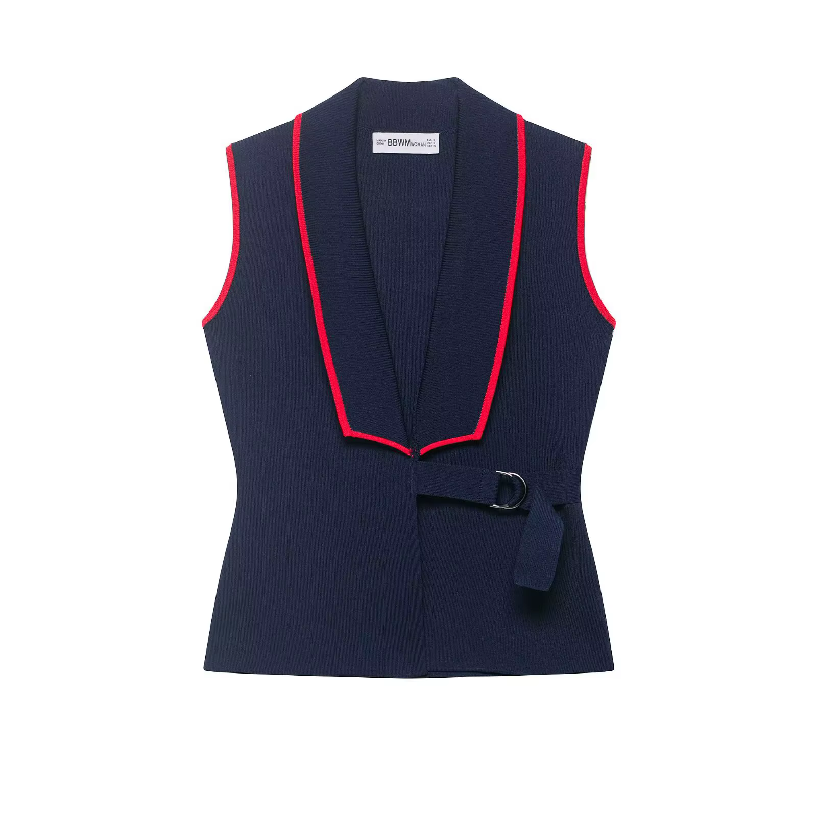 Nouvelle tenue d'été 2026 pour femme, mode européenne et américaine, gilet sans manches à col en V,
