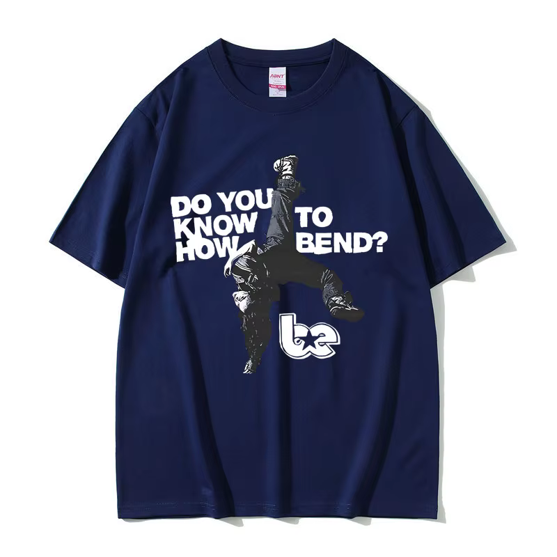 Frappé-moi dur et doux vous savez pour comment plier le même Style imprimé T-shirts hommes femmes mo