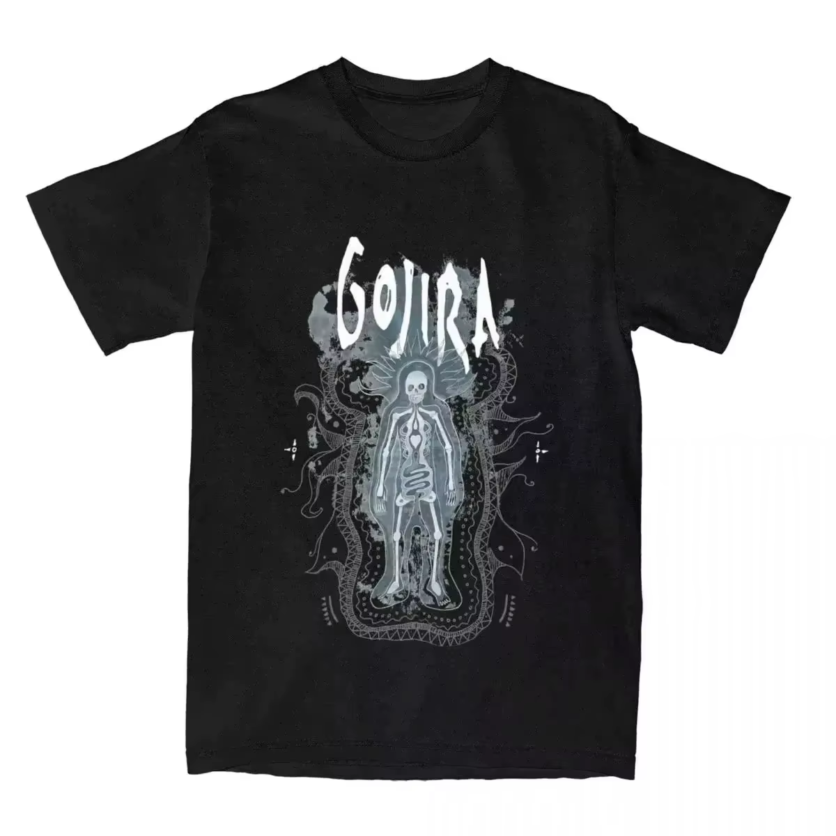 T-shirt en coton avec motif Tree of Life Gojira Band, pour hommes et femmes, Streetwear d'été