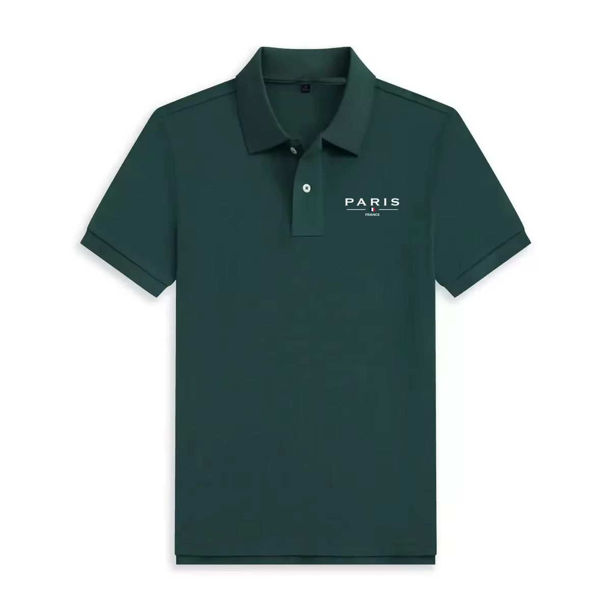 Polo homme haut de gamme à manches courtes imprimé Paris 2026 – T-shirt simple et tendance pour le g
