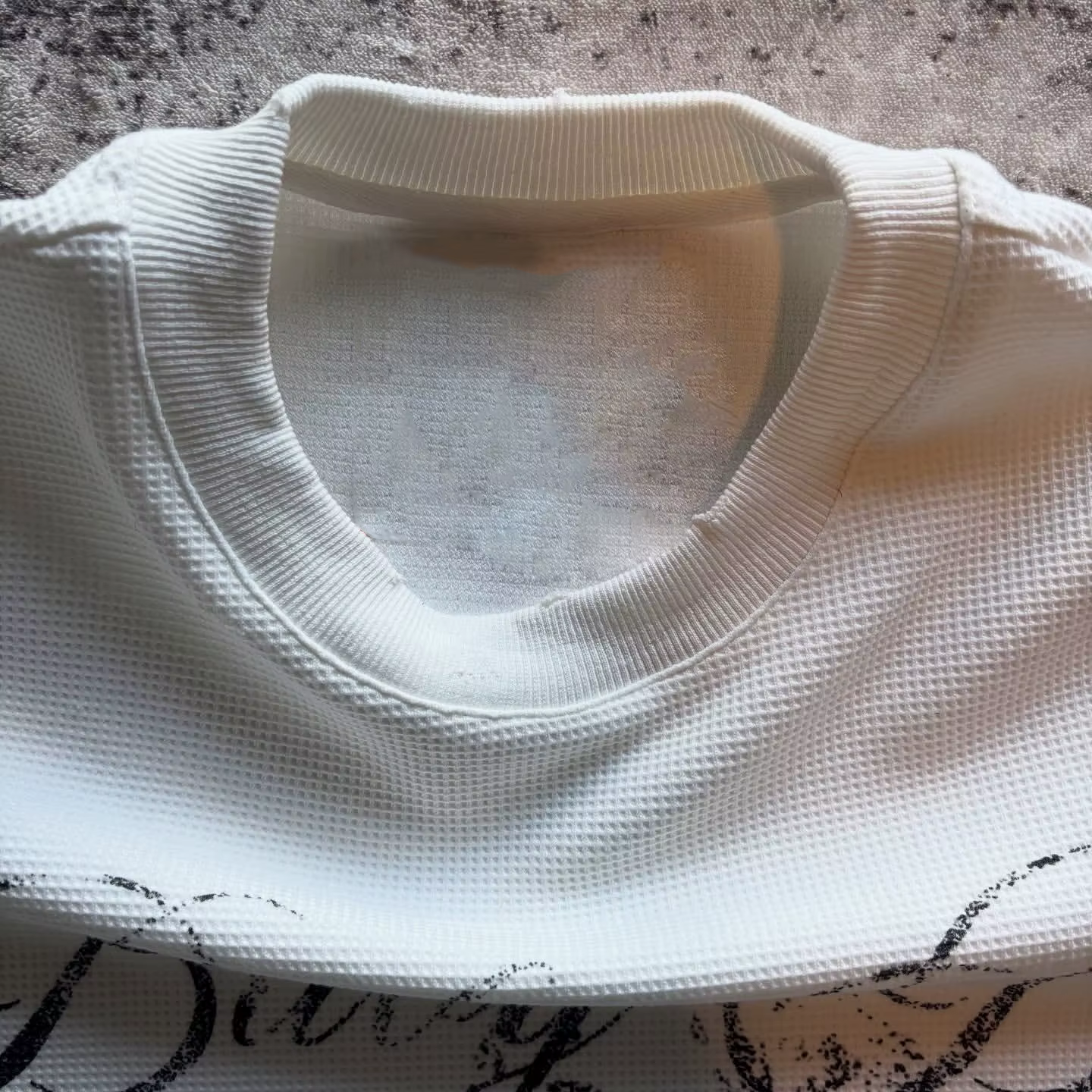 Nouvelle Arrivée 2026 – T-shirt Femme Y2K en Maille Gaufrée à Manches Longues, Imprimé Lettres Anges