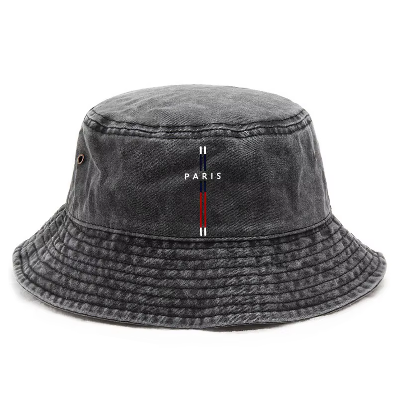Chapeau Bob Imprimé PARIS Tendance pour Sports de Plein Air, Pique-nique, Camping, Journée des Singl