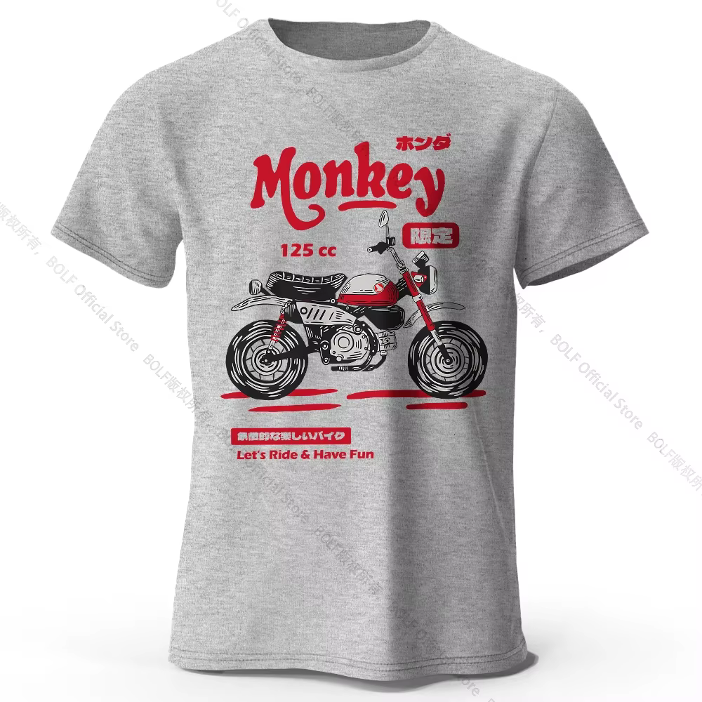 T-Shirt de croquis de moto Vintage 100% coton, graphique de vélo dessiné à la main pour hommes et fe