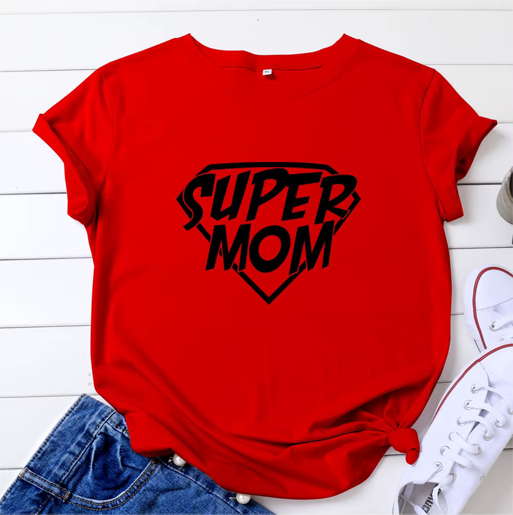T-shirt manches courtes col rond femme, super spinal imprimé, t-shirt dames, vêtements Y