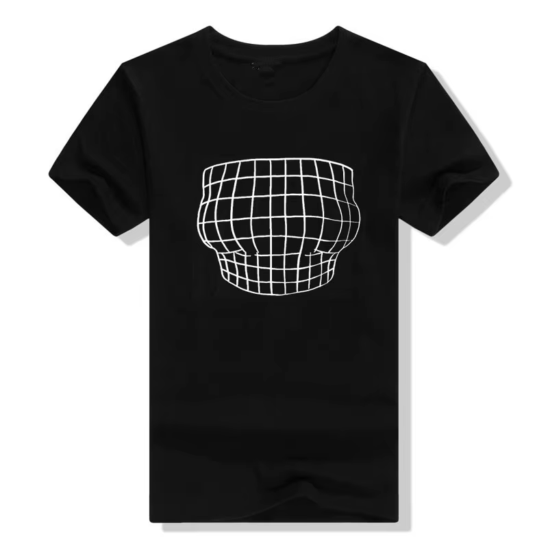 T-shirt manches courtes pour homme, haut de Fitness, humoristique et créatif, avec image de grande p