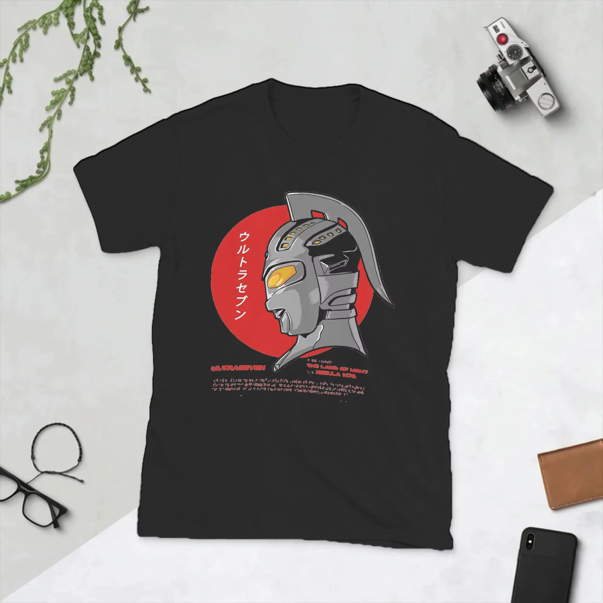 T-Shirts pour hommes Ultraseven Head Ultraman, t-shirts amusants en pur coton, à manches courtes, co
