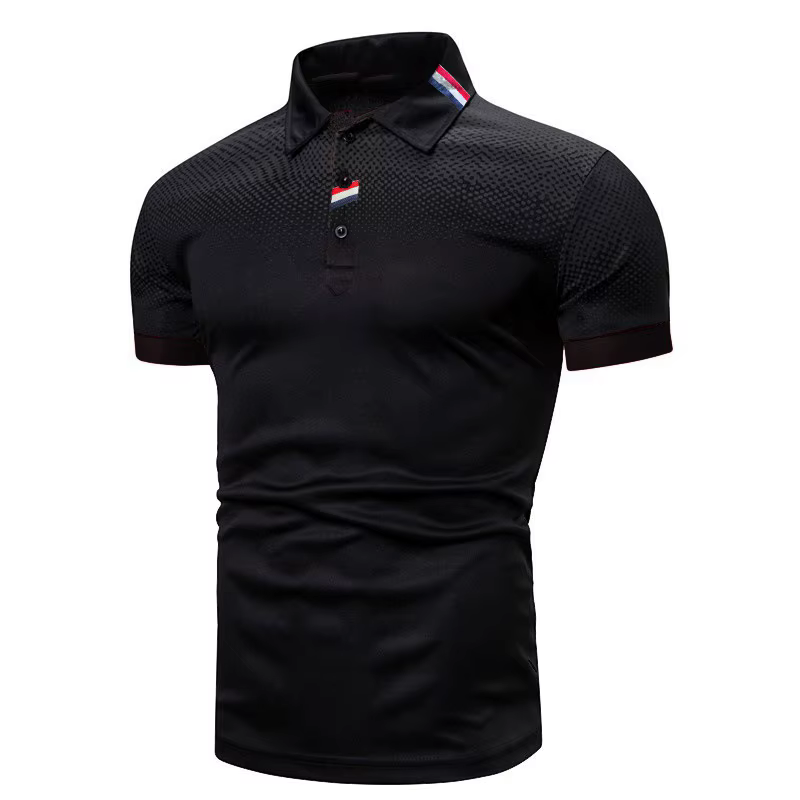 Été hommes Polo chemise mince décontracté chemises d'affaires à manches courtes luxe Polo t-shirts p