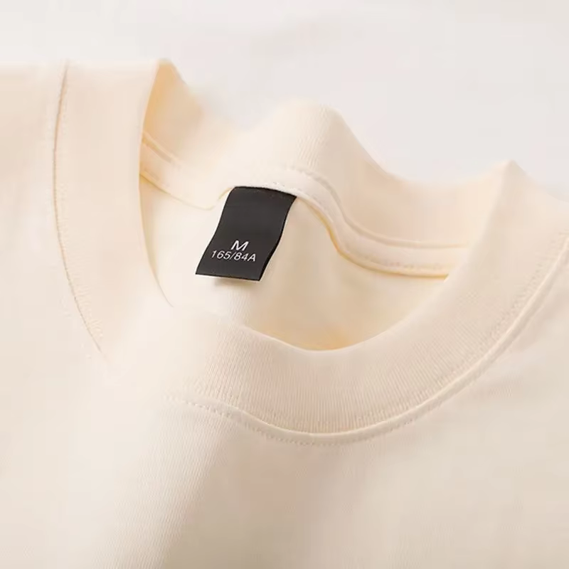 600 grammes 100% coton hommes surdimensionné lourd t-shirt été femmes à manches courtes haut décontr