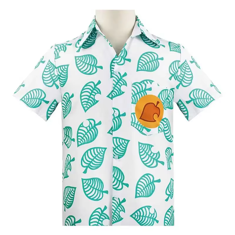 T-shirt Animal Crossing Tom Nook, chemise de cosplay avec masque, costume pour hommes et femmes, hau