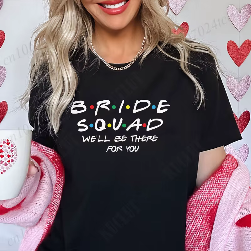 T-shirt "The One Where I'm The Bride" pour femme, tenue de fête d'enterrement de vie de jeune fille,