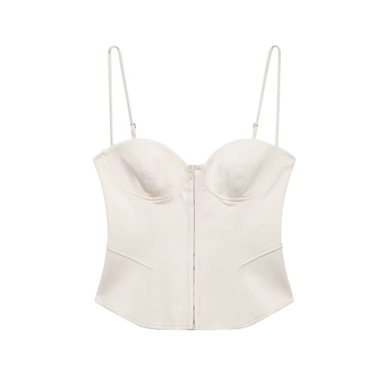 Haut Camisole Style Corset pour Femme – Nouvelle Collection Printemps-Été 2026 – Chic et Tendance po