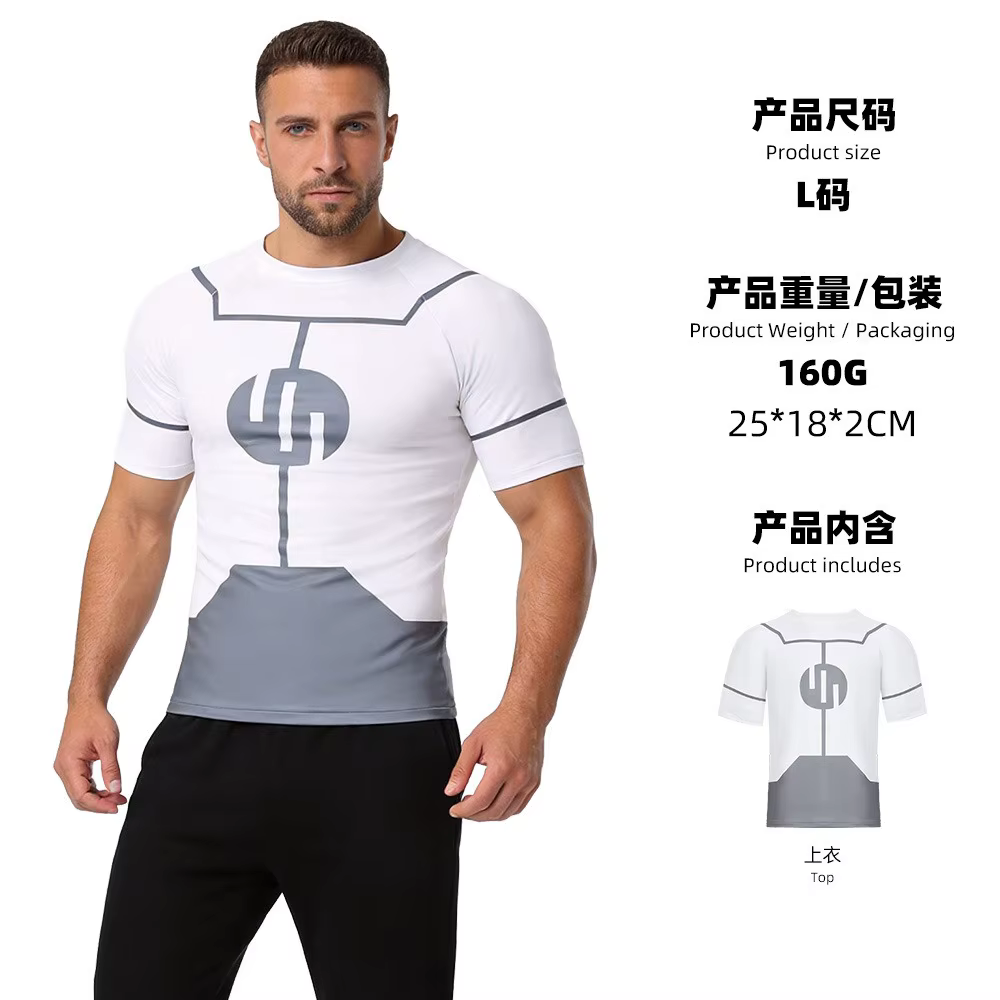 T-shirt de compression Viltrumite Invincible pour cosplay, rashguard de plongée, BJJ, boxe, MMA, mai