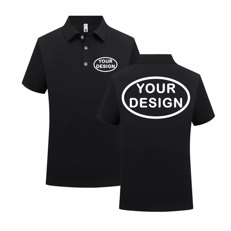Polo d'été décontracté, chemise pas chère, personnalisation du logo de l'entreprise, broderie, impre