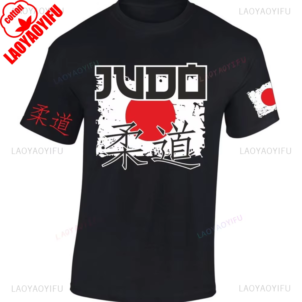 Judo T-SHIRT japon MMA Arts martiaux mixtes gymnase femme homme été coton imprimé T-shirt décontract