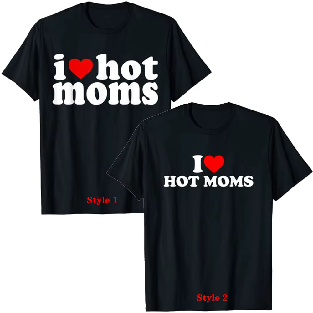 T-Shirt «I Love» pour mamans, hauts, cadeau de fête des mères