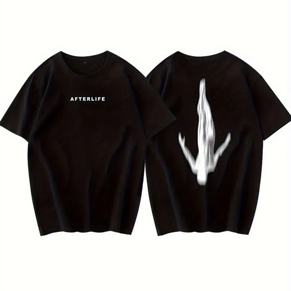 T-shirt pour hommes AFTERLIFE & DJ Anyma Top 100 Music Producer avec logo Soundwave # 100 vêtements 