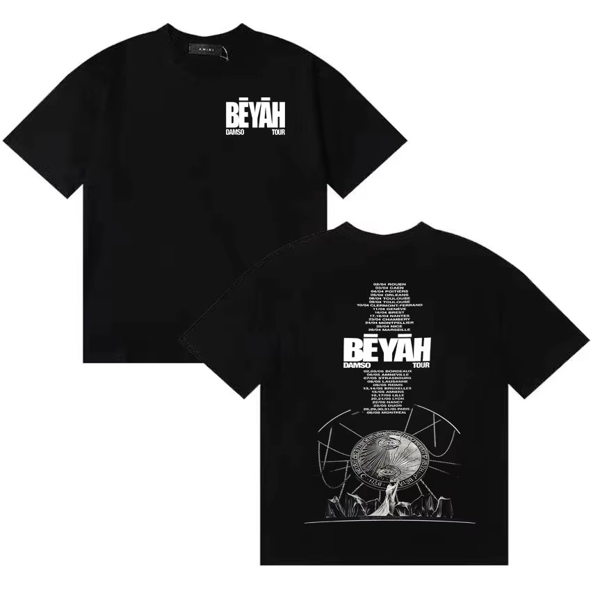 T-shirt tendance Singer Damso 2026, style hip-hop, surdimensionné, manches courtes, pour adolescents