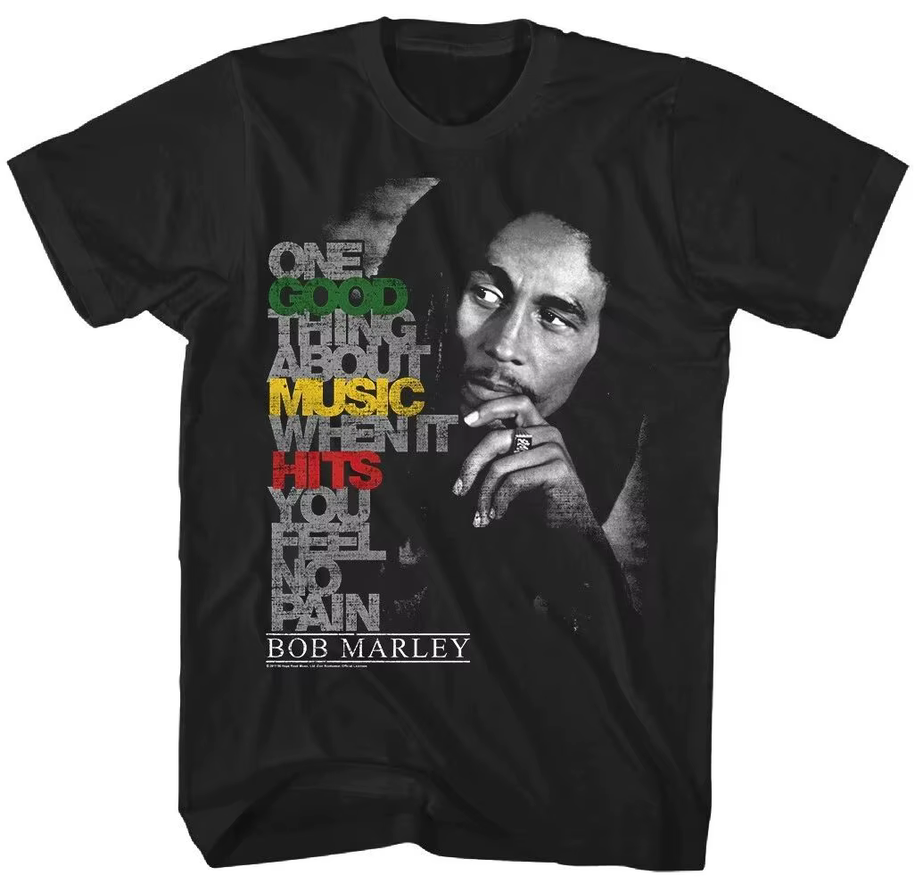 Hommes Rock and Roll groupe classique T-Shirt hommes femmes été noir décontracté col rond coton T-Sh
