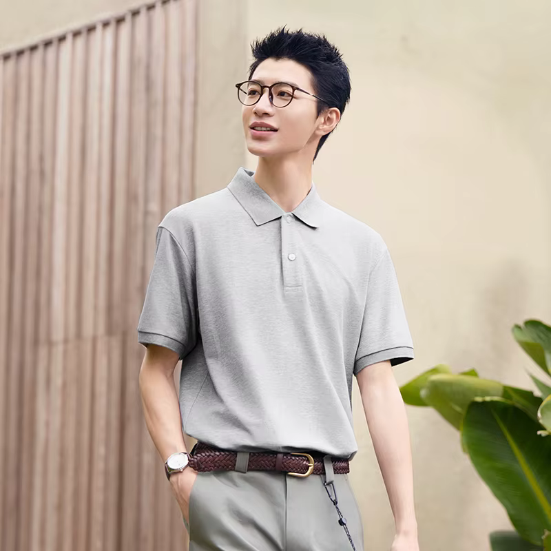 Semir Polo hommes séchage rapide refroidissement couleur unie 2025 été nouveau décontracté à manches