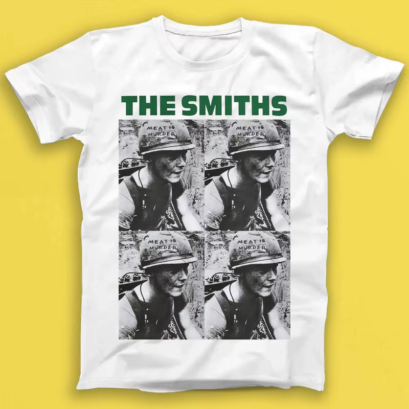 T-shirt The Smiths Meat Is Murder Punk Rock Music Gift, t-shirt d'été ample et respirant pour hommes