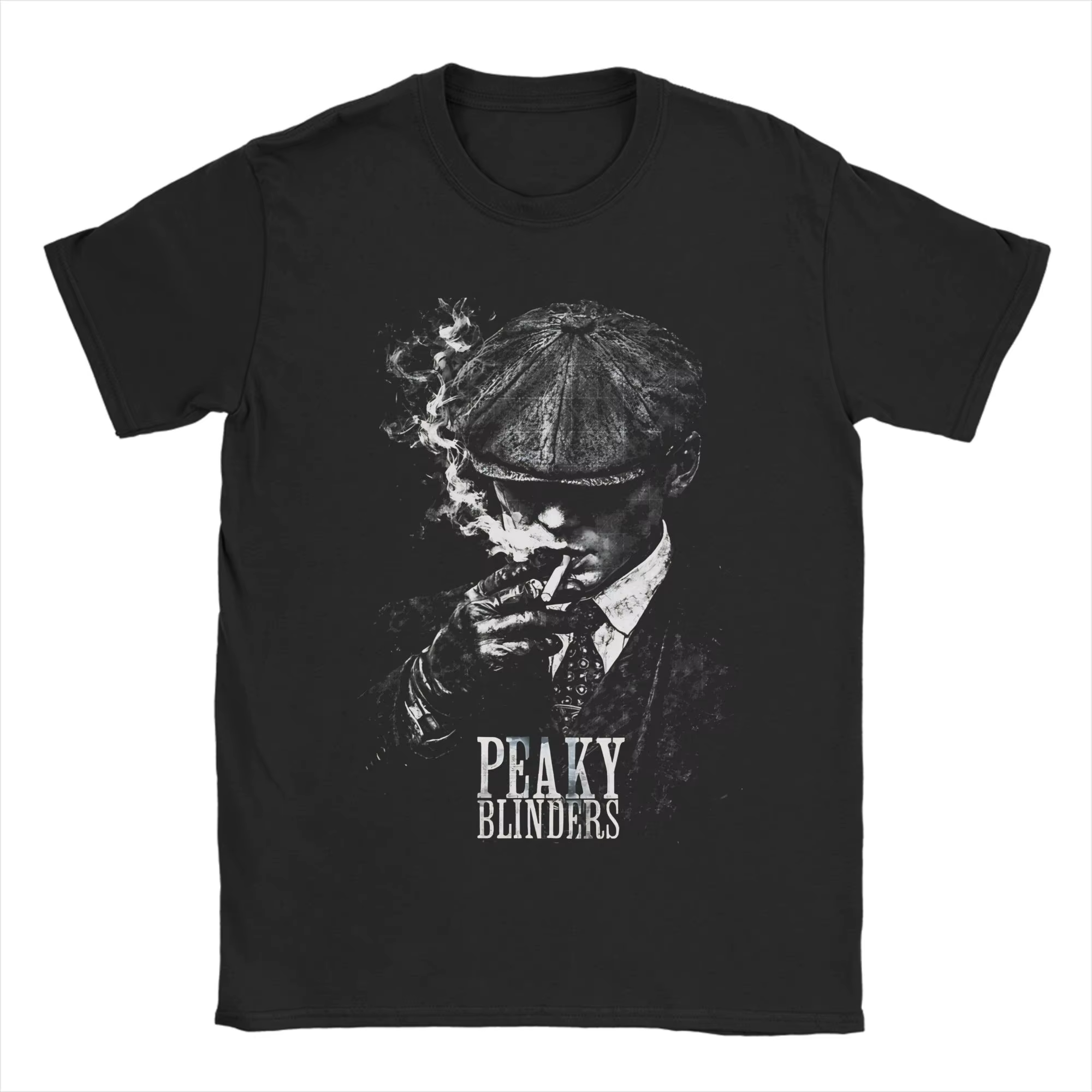 T-shirt imprimé Tommy Shelby Peakys Blinders The Immortal Man pour hommes et femmes, en pur coton, v