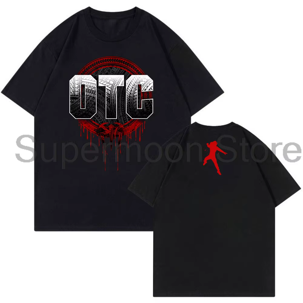 Roman Reigns OTC T-shirt 2024 nouveau Logo col rond manches courtes coton T-shirt femmes hommes haut