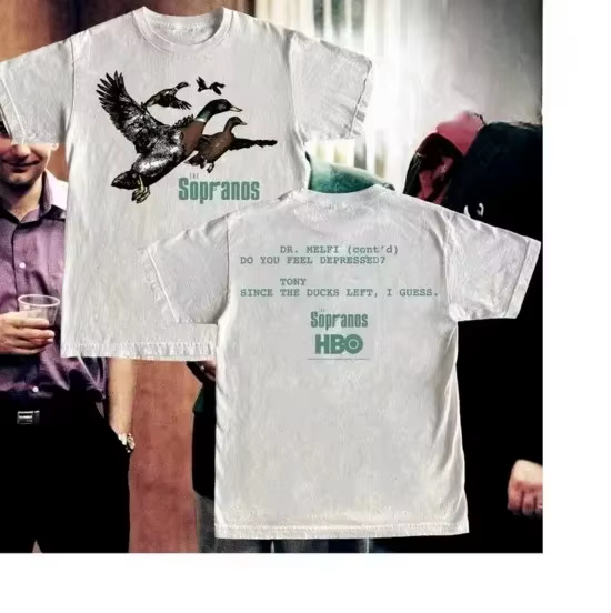 Nouveau t-shirt unisexe sur le thème des canards, inspiré de la série « Les Soprano » : Dr Melfi, vo