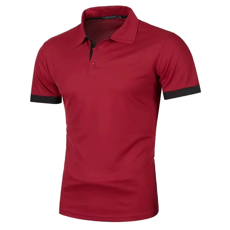 Polo d'été à manches courtes pour hommes, t-shirt de Sport, séchage rapide, athlétique, entraînement