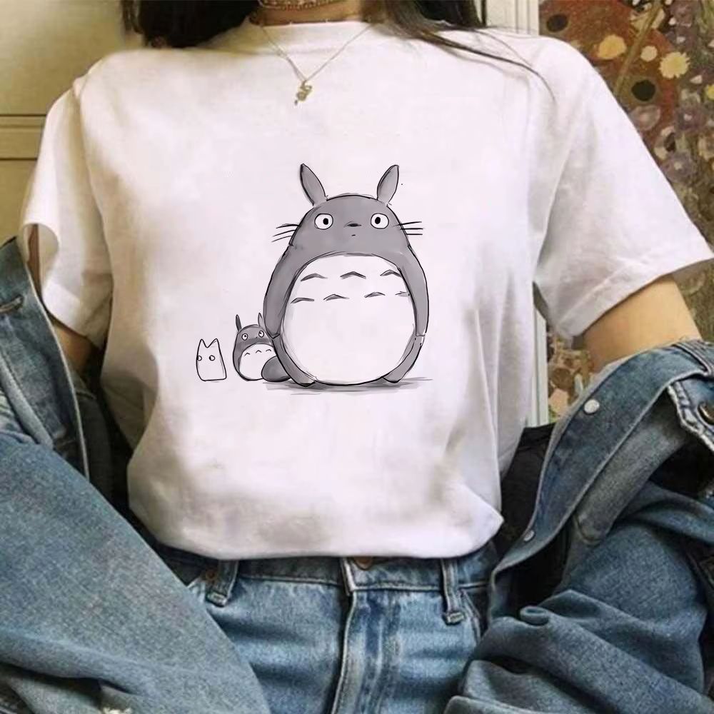 Miyazaki Hayao Kawaii T-shirt graphique T-shirt vêtements mode Totoro Studio Ghibli mignon Anime T-s