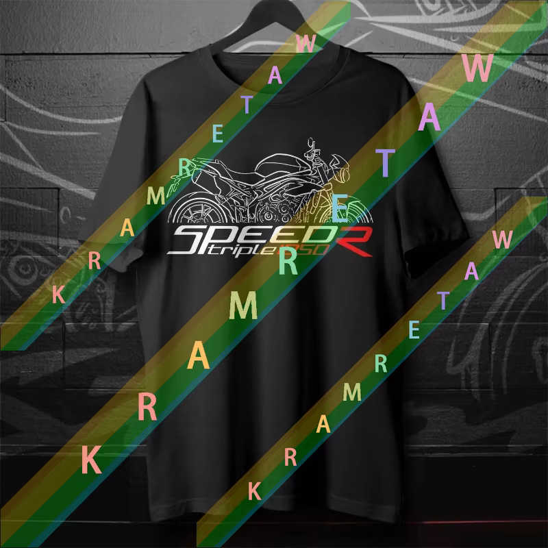 2025 été Triumphs hommes T-shirt décontracté vitesse Triple 1050 S R RS moto T-shirt graphique été 1
