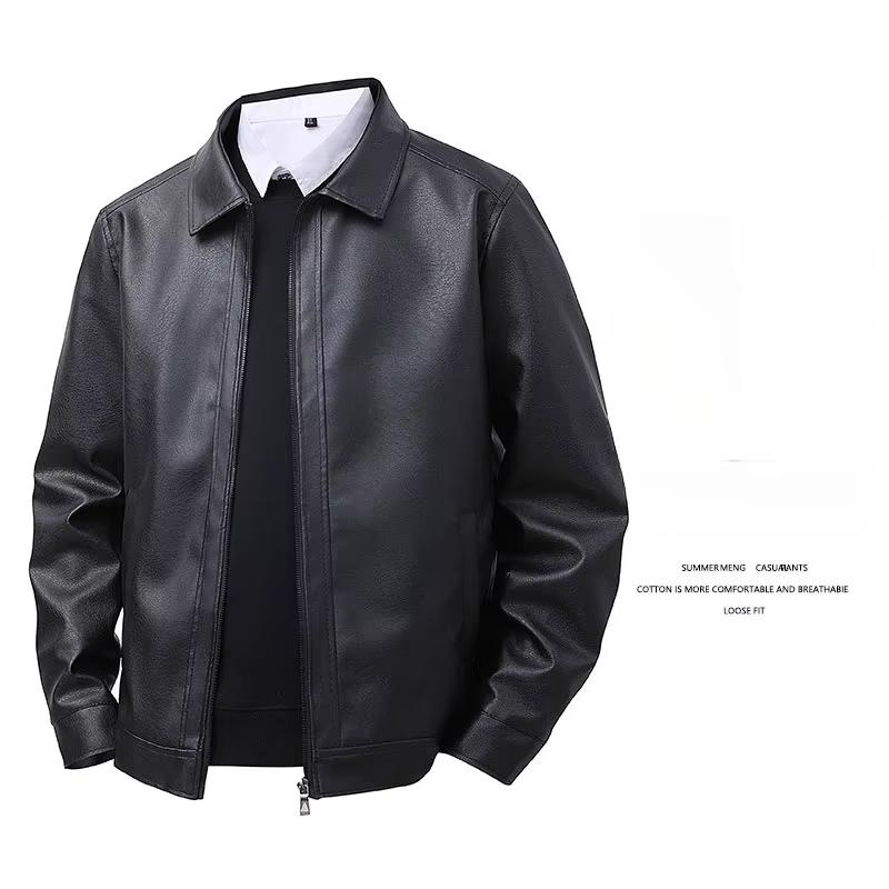 Veste en cuir coupe ample : confortable, polyvalente et flatteur sur chaque type de corps Veste coup