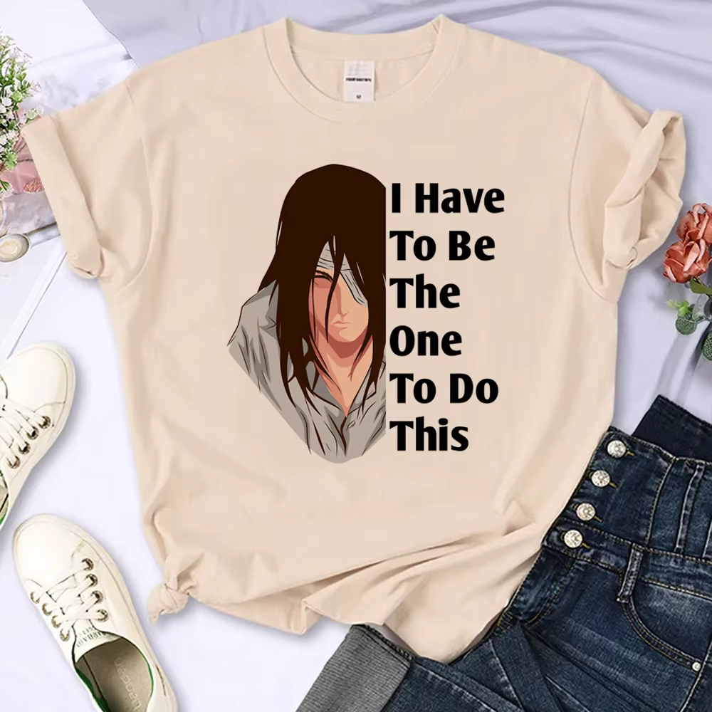 Anime japonais attaque sur Titan T-Shirt hommes femmes Ackerman Mikasa Eren Jaeger graphique vêtemen