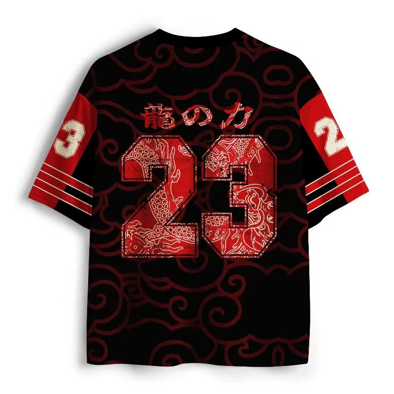 T-shirt de sport à manches courtes New Jersey 2026, T-shirt à manches courtes col en V, Maillot de s