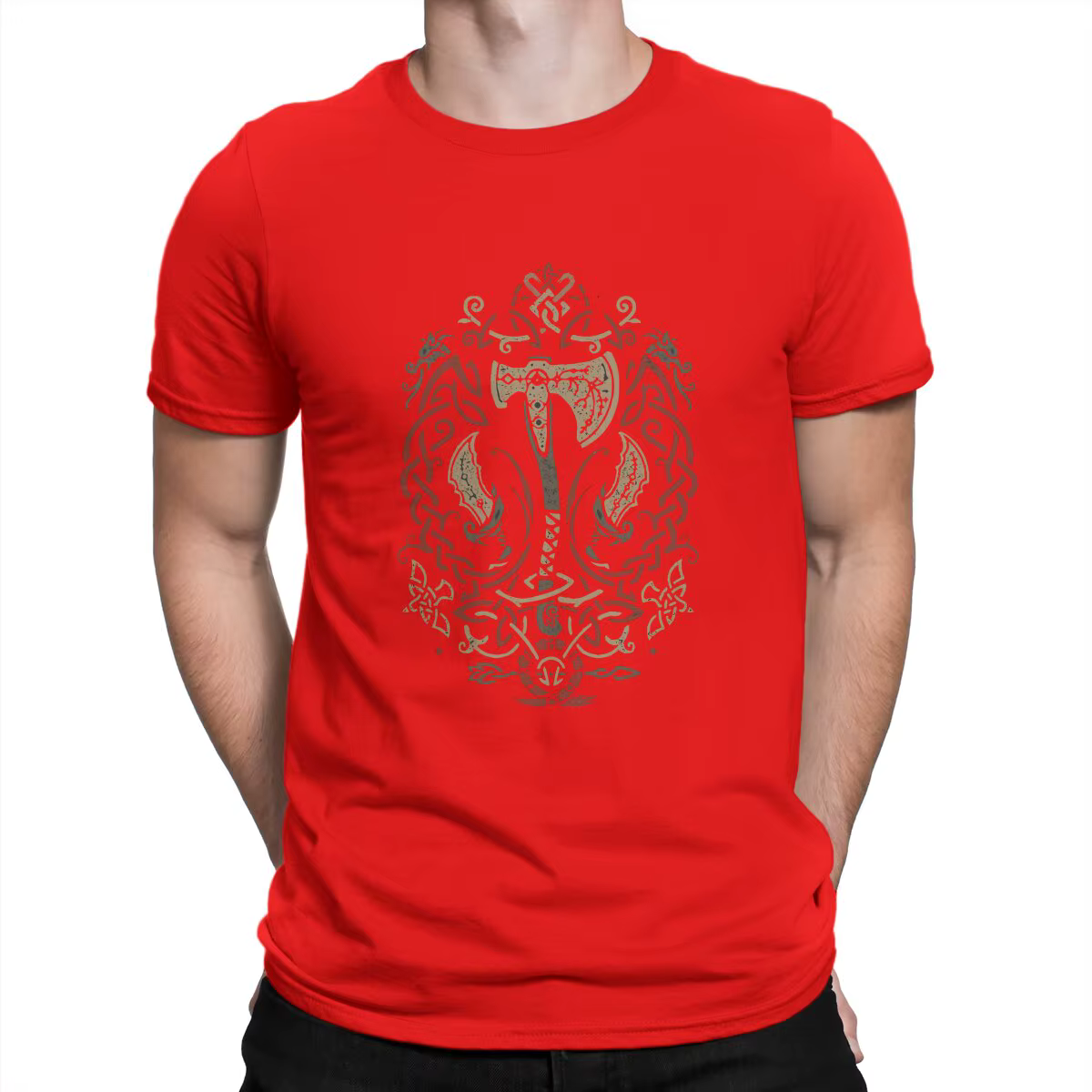 Ragnarok icône avec Kratos et Atreus t-shirt décontracté dieu de la guerre Kratos impression hauts t