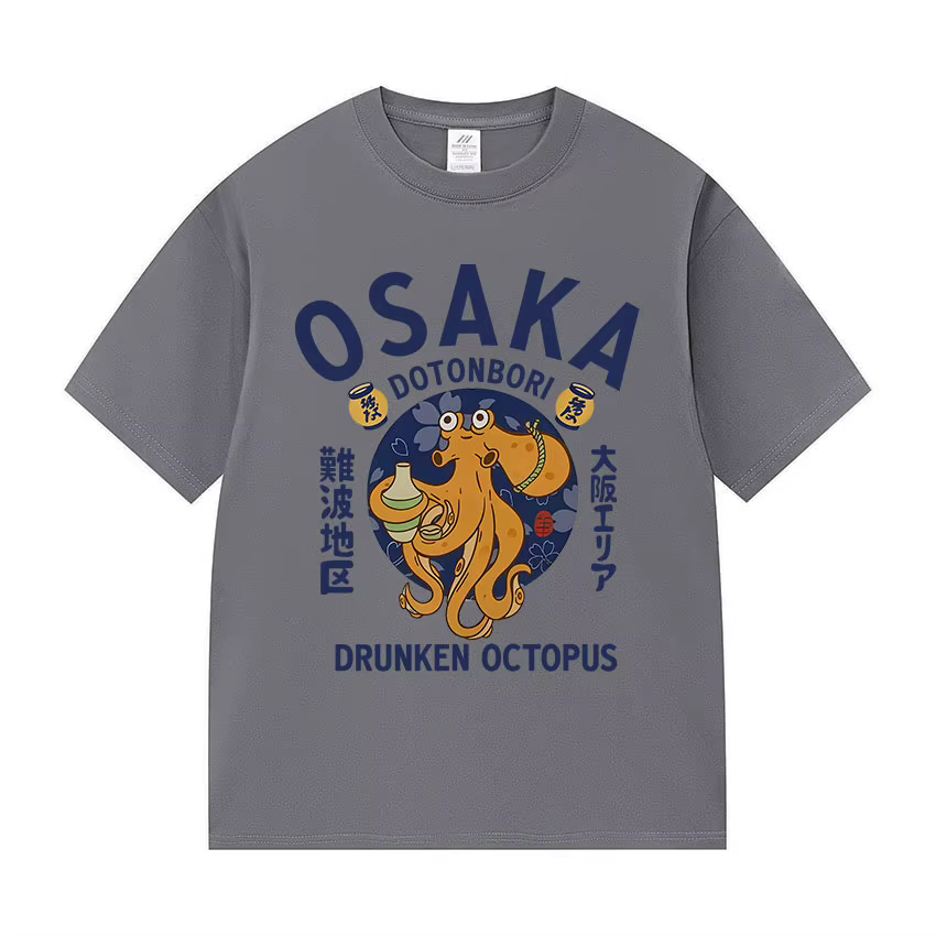 T-shirt graphique amusant pour hommes et femmes, en coton de haute qualité, à la mode, japonais, Osa