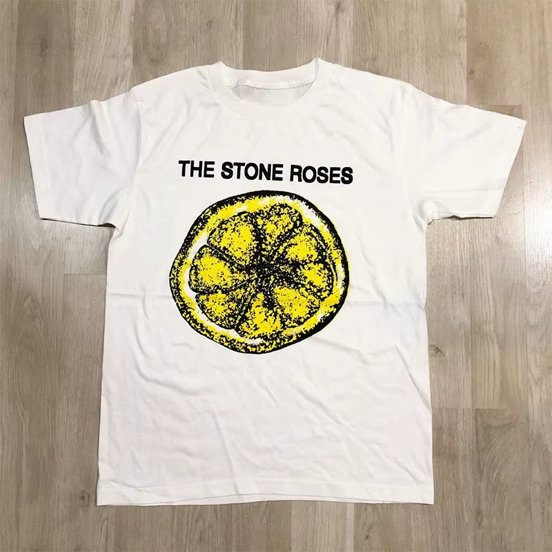 The Stone Roses Rock Band High Street FOG Street européenne et américaine T-shirt à manches courtes 