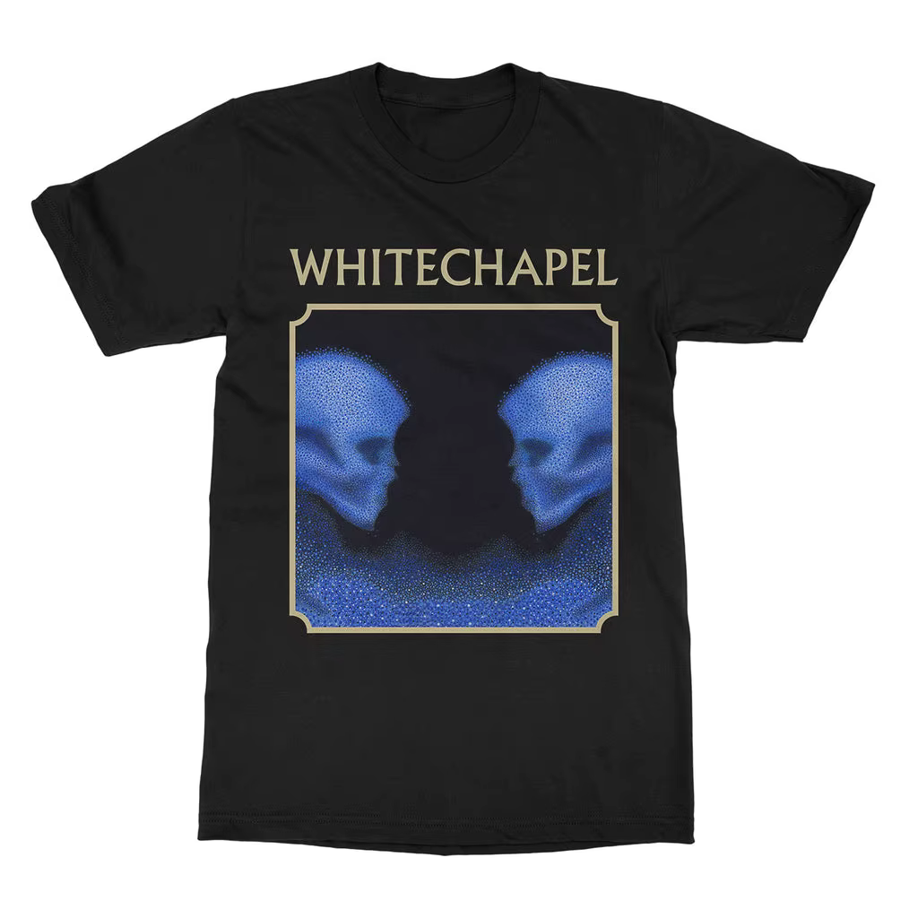 T-shirt en coton avec motif du groupe Whitechapel, unisexe, manches courtes, marque de mode, luxe, d